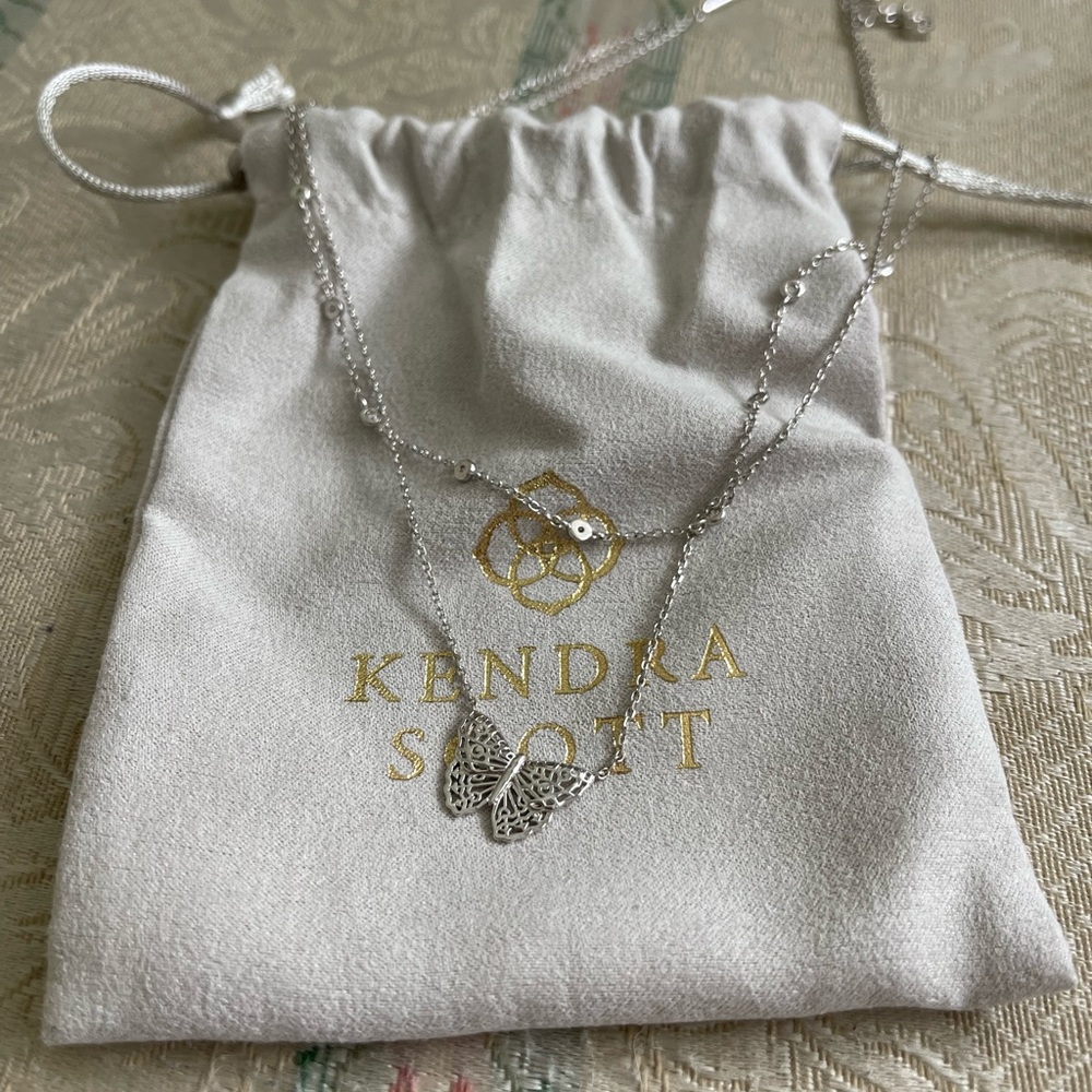 Kendra Scott Butterfly Layered Pendant Necklace